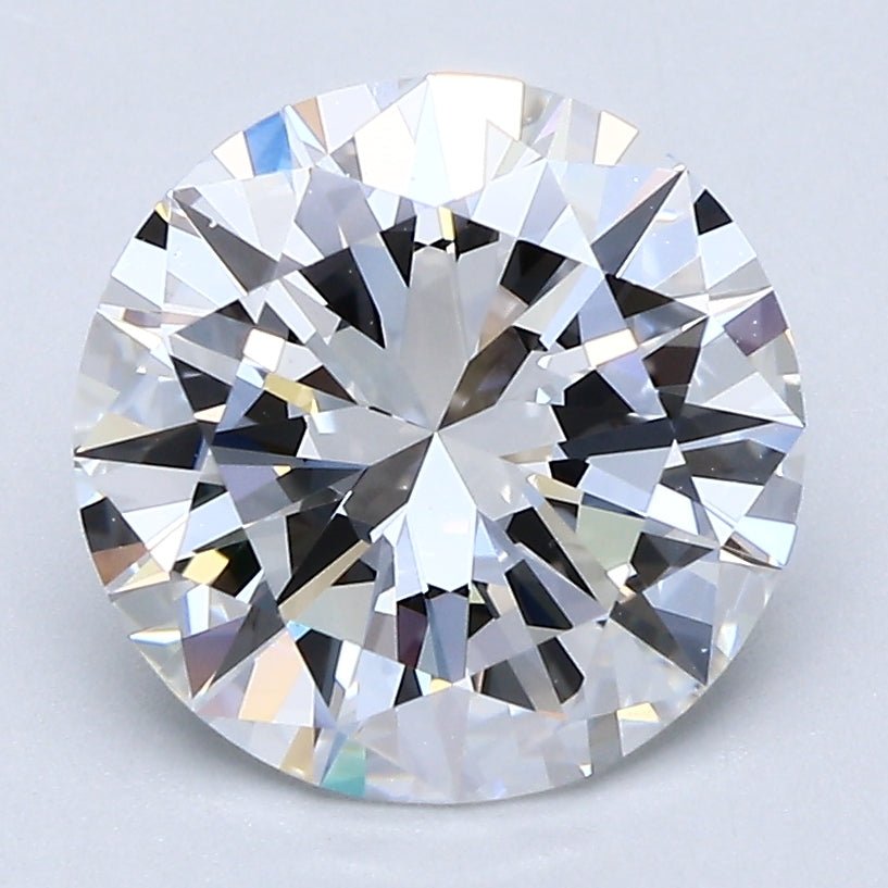 3 Carat Round - Natural Diamond - F - VS1 - 2.87 - VG - VG - VG - Diamonds By Rothschild