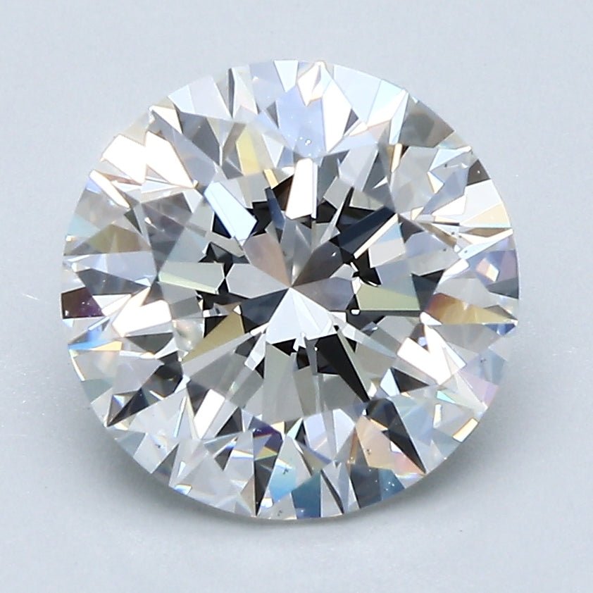 3 Carat Round - Natural Diamond - F - VS2 - 2.93 - EX - EX - EX - Diamonds By Rothschild