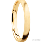 3 mm wide Domed 14K Yellow Gold band. - Diamonds By Rothschild