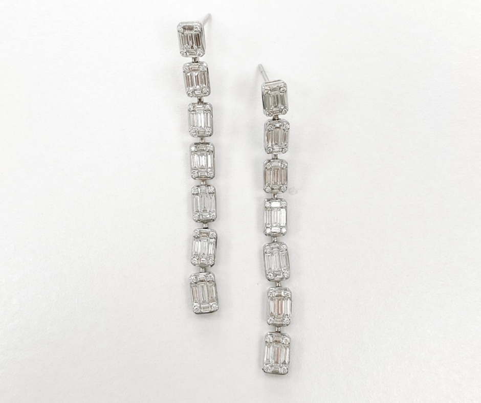 Diamond Chandelier Earrings