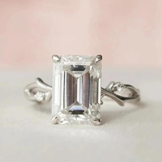 3/4 Carat Emerald Cut Diamond - G VS2 - 0.84ct - 97587 - Diamonds By Rothschild