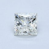 3/4 Carat Princess - Natural Diamond - 0.71 - J - SI2 - EX - EX - Diamonds By Rothschild