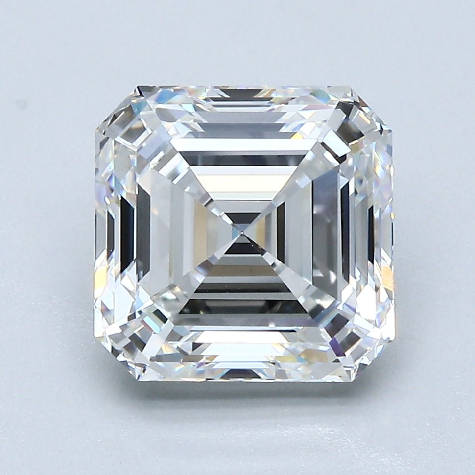 3.5 Carat Asscher - Natural Diamond - 3.51 - F - VS1 - EX - EX - VG - Diamonds By Rothschild