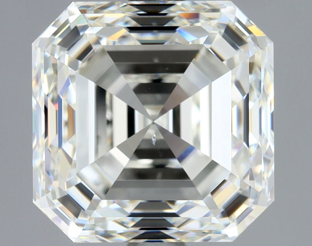 3.5 Carat Asscher - Natural Diamond - 3.71 - I - VS2 - VG - EX - EX - Diamonds By Rothschild