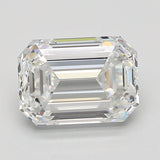 3.5 Carat Emerald - Natural Diamond - 3.5 - F - SI1 - VG - EX - EX - Diamonds By Rothschild
