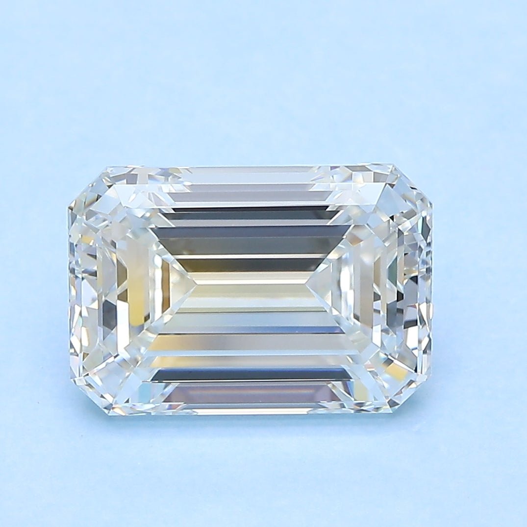 3.5 Carat Emerald - Natural Diamond - 3.5 - H - VVS2 - EX - VG - Diamonds By Rothschild