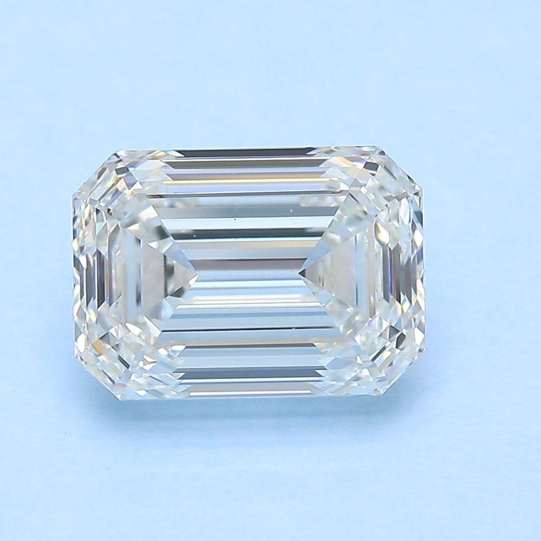 3.5 Carat Emerald - Natural Diamond - 3.5 - I - VS2 - EX - EX - Diamonds By Rothschild