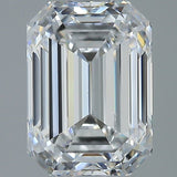 3.5 Carat EMERALD - Natural Diamond - 3.52 - E - VS2 - VG - EX - EX - Diamonds By Rothschild