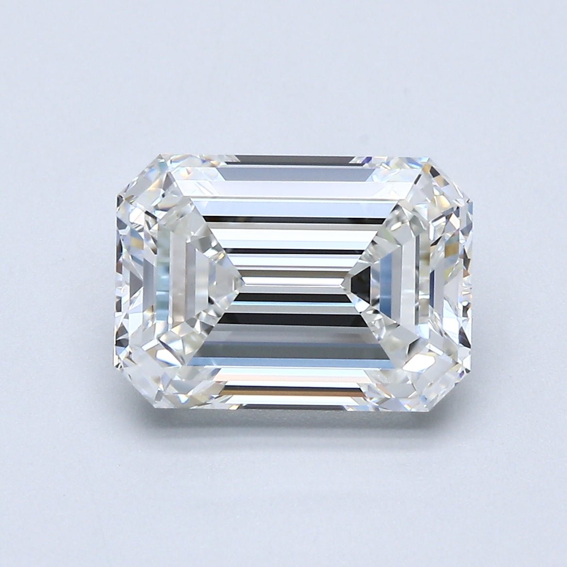 3.5 Carat Emerald - Natural Diamond - 3.53 - G - FL - VG - EX - EX - Diamonds By Rothschild