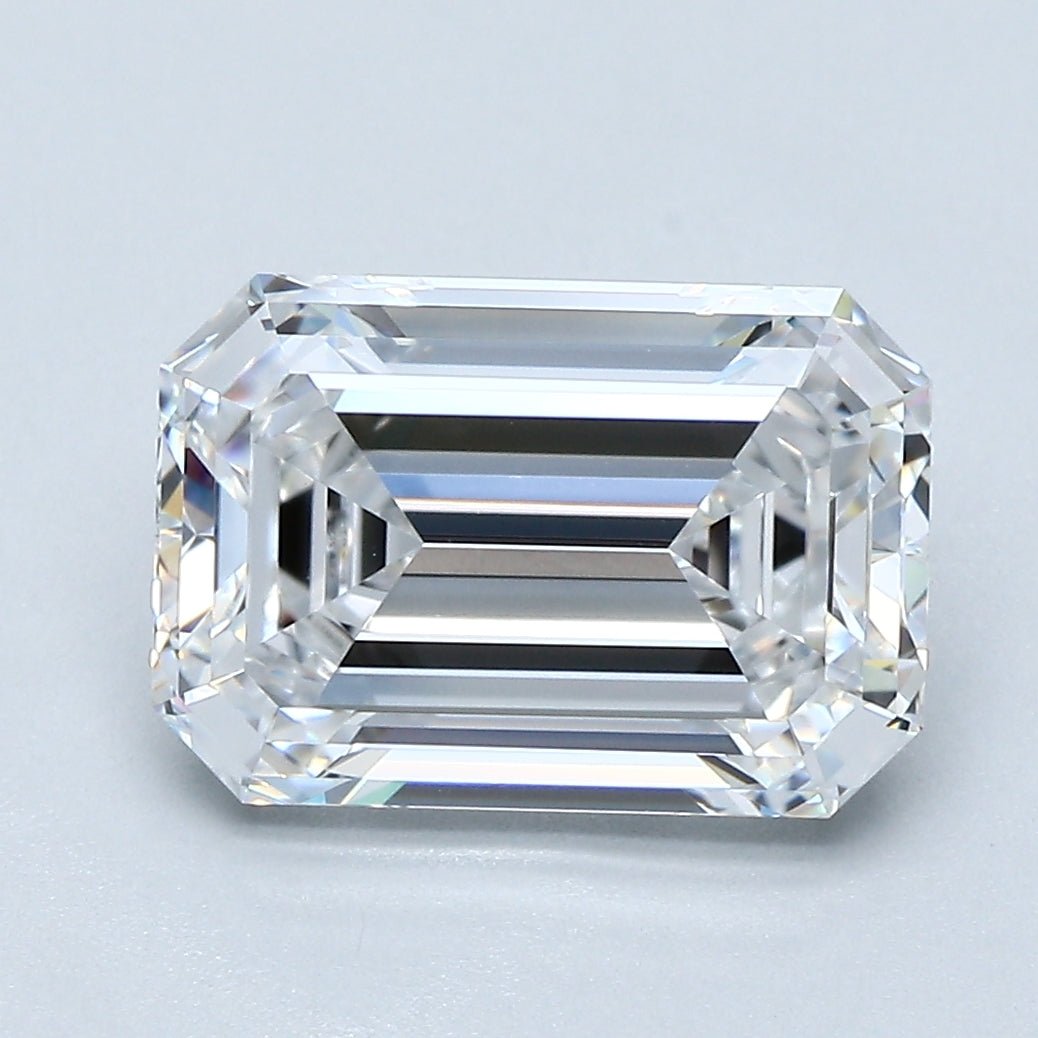 3.5 Carat Emerald - Natural Diamond - 3.54 - D - IF - EX - EX - EX - Diamonds By Rothschild