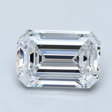 3.5 Carat Emerald - Natural Diamond - 3.54 - D - IF - EX - EX - EX - Diamonds By Rothschild