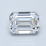 3.5 Carat Emerald - Natural Diamond - 3.57 - D - FL - EX - EX - Diamonds By Rothschild