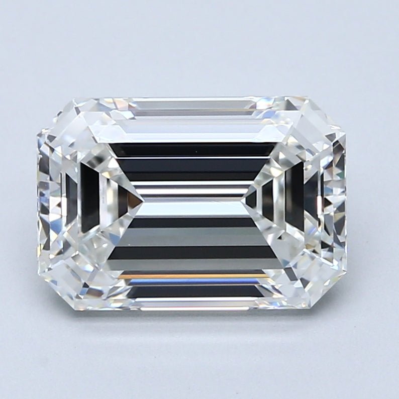 3.5 Carat Emerald - Natural Diamond - 3.59 - G - VVS1 - EX - EX - EX - Diamonds By Rothschild