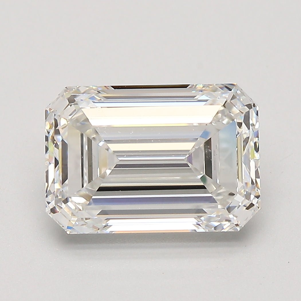 3.5 Carat Emerald - Natural Diamond - 3.6 - G - VS2 - VG - EX - EX - Diamonds By Rothschild