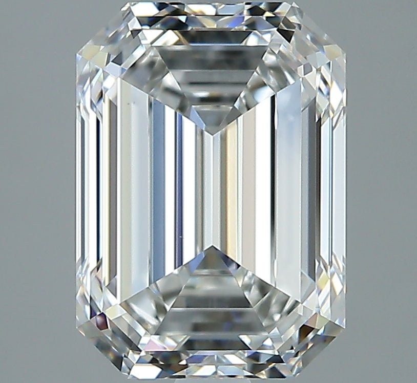 3.5 Carat EMERALD - Natural Diamond - 3.61 - G - VS1 - VG - EX - EX - Diamonds By Rothschild