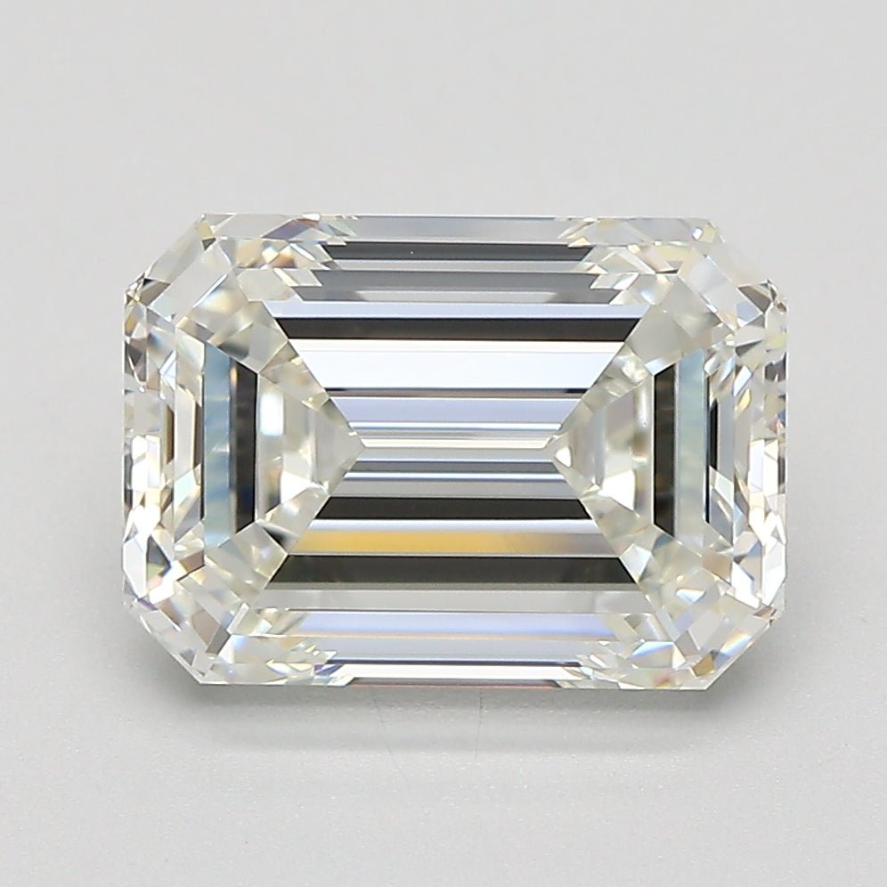 3.5 Carat Emerald - Natural Diamond - 3.73 - J - VVS2 - VG - EX - EX - Diamonds By Rothschild