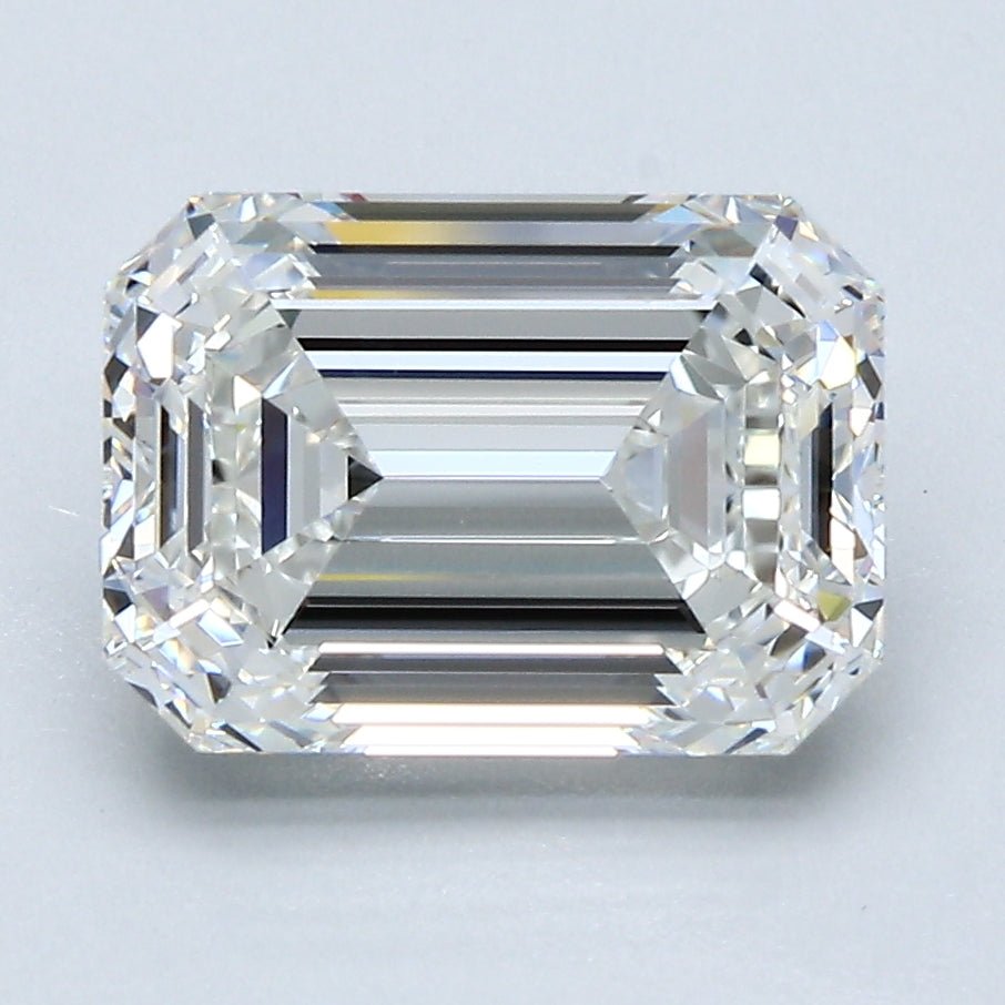 3.5 Carat EMERALD - Natural Diamond - G - VS2 - 3.5 - VG - EX - VG - Diamonds By Rothschild