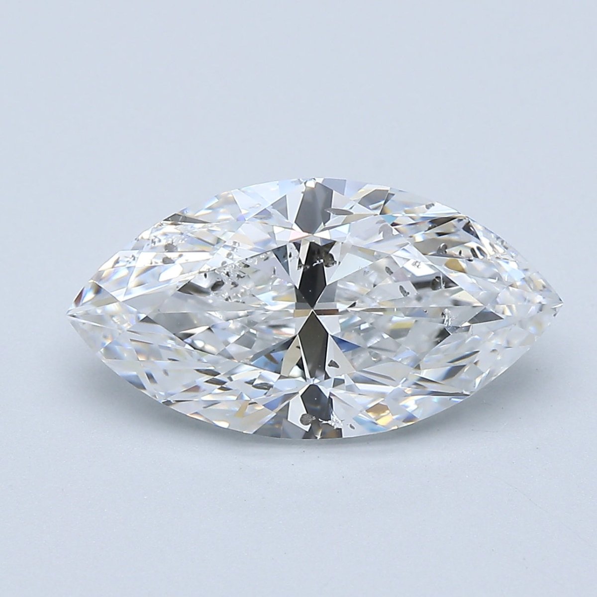 3.5 Carat Marquise - Natural Diamond - 3.51 - D - SI2 - EX - EX - Diamonds By Rothschild