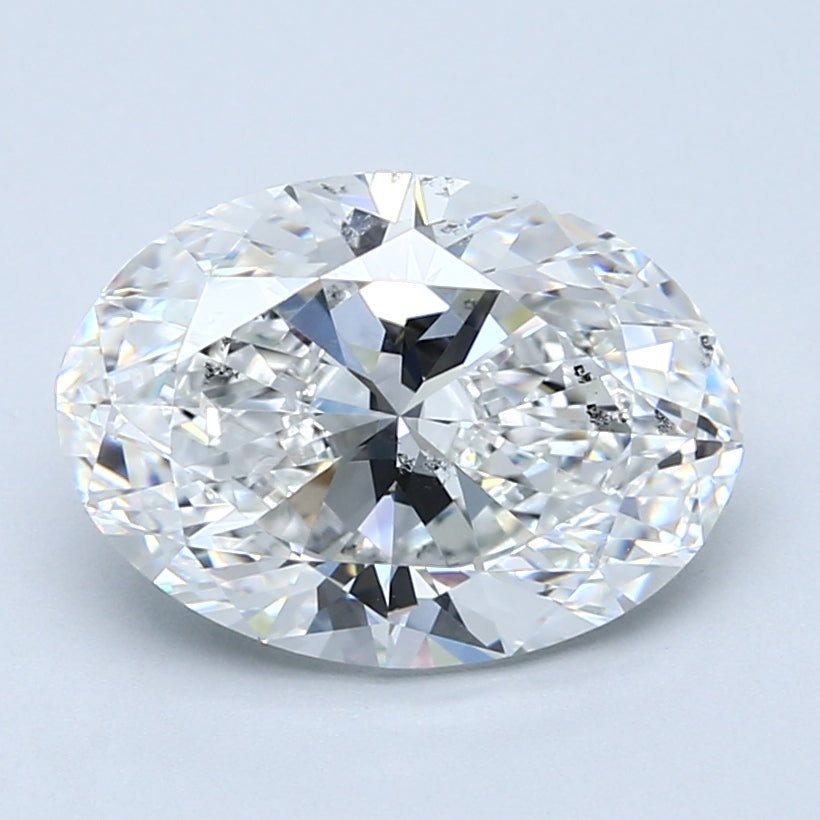 3.5 Carat Natural Diamond - OVAL - 3.51 - F - SI2 - Diamonds By Rothschild