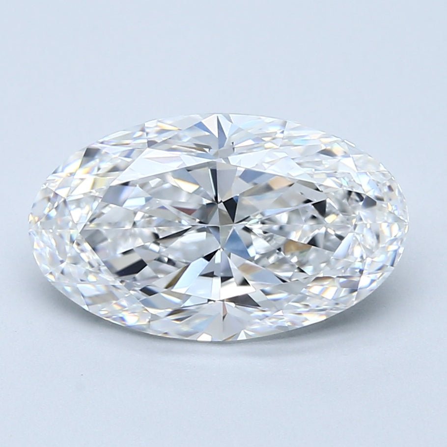3.5 Carat Natural Diamond - OVAL 3.55ct - Diamonds By Rothschild