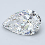 3.5 Carat Natural Diamond - PEAR - 3.51 - E - SI1 - Diamonds By Rothschild
