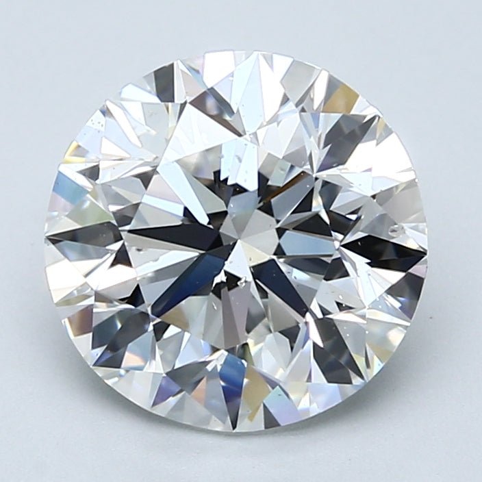 3.5 Carat Natural Diamond - Round - 3.5 - E - SI2 - Diamonds By Rothschild