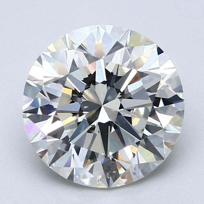 3.5 Carat Natural Diamond - Round - 3.5 - H - SI1 - Diamonds By Rothschild