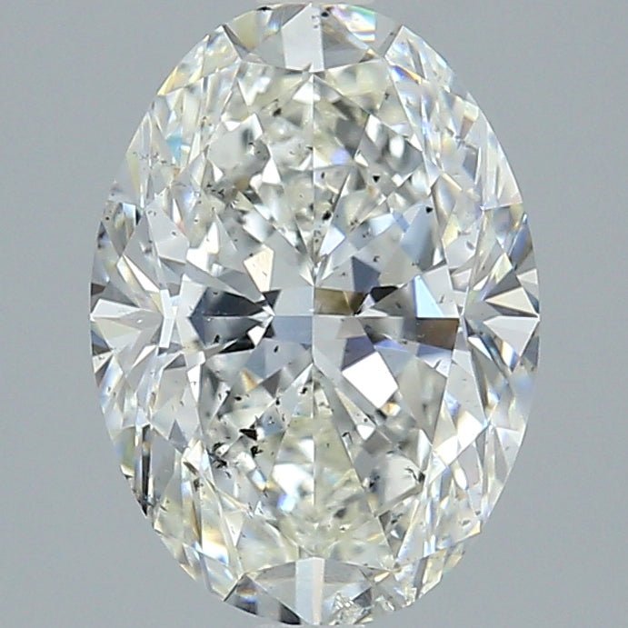 3.5 Carat Oval - Natural Diamond - 3.4 - H - SI2 - VG - EX - EX - Diamonds By Rothschild