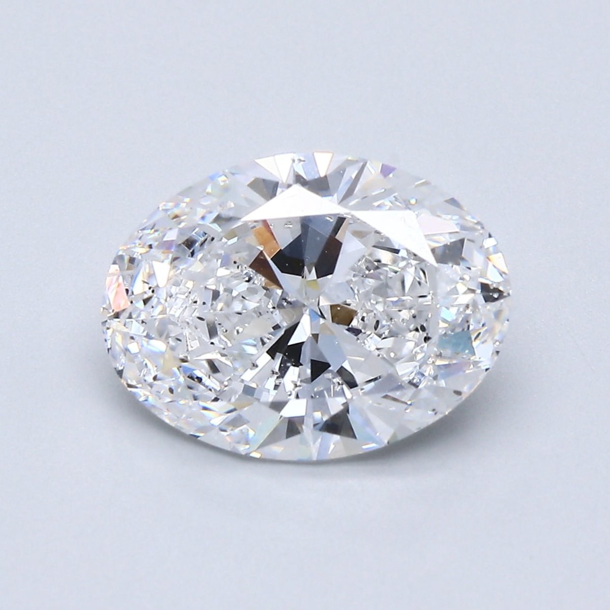 3.5 Carat Oval - Natural Diamond - 3.5 - D - SI2 - EX - EX - Diamonds By Rothschild