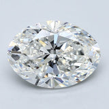 3.5 Carat Oval - Natural Diamond - 3.51 - G - SI1 - VG - EX - EX - Diamonds By Rothschild