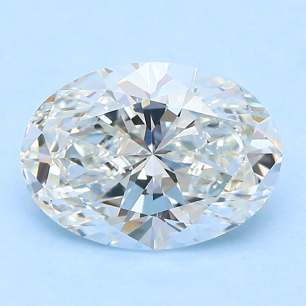 3.5 Carat Oval - Natural Diamond - 3.51 - H - VS2 - EX - EX - Diamonds By Rothschild