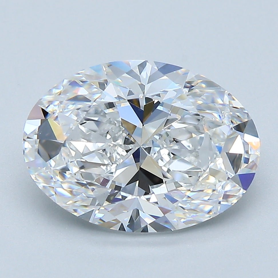 3.5 Carat Oval - Natural Diamond - 3.52 - D - VS1 - EX - EX - Diamonds By Rothschild