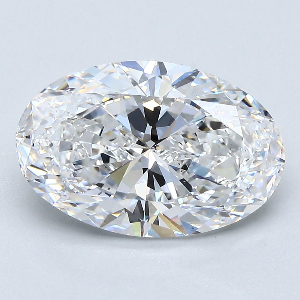 3.5 Carat Oval - Natural Diamond - 3.52 - D - VS2 - VG - EX - EX - Diamonds By Rothschild