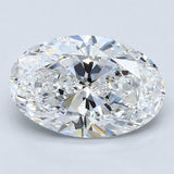3.5 Carat Oval - Natural Diamond - 3.52 - D - VS2 - VG - EX - EX - Diamonds By Rothschild
