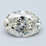 3.5 Carat Oval - Natural Diamond - 3.52 - J - VS2 - VG - EX - VG - Diamonds By Rothschild