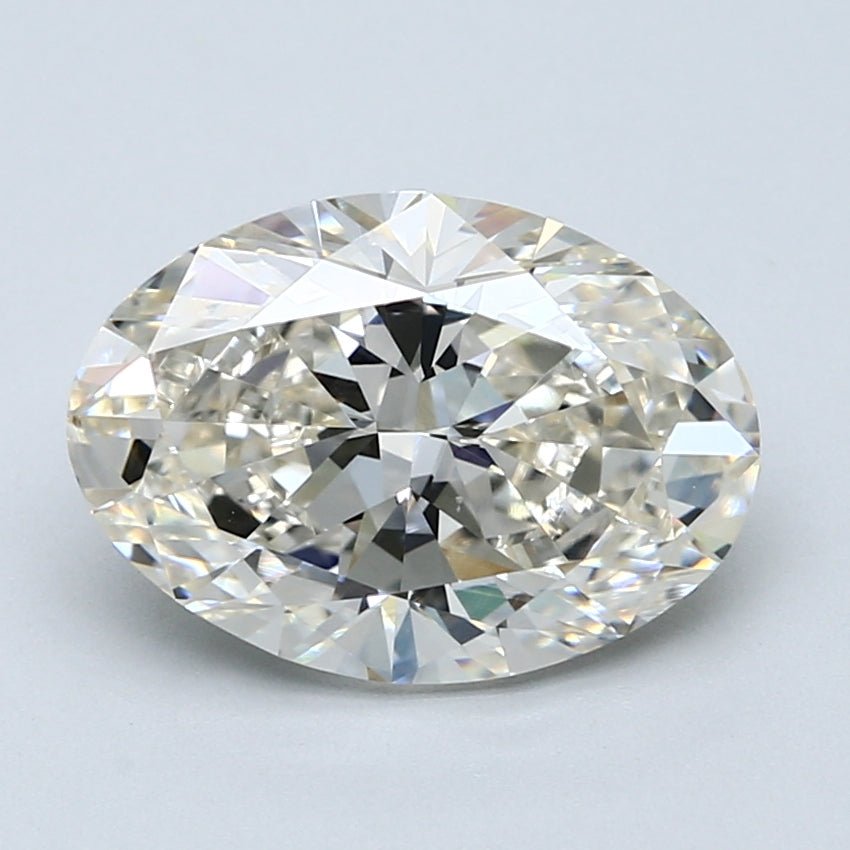 3.5 Carat Oval - Natural Diamond - 3.52 - J - VS2 - VG - EX - VG - Diamonds By Rothschild