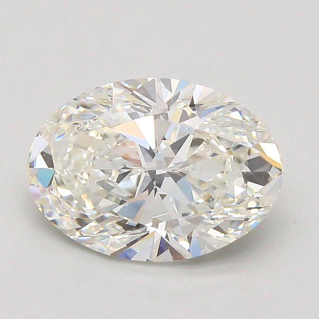 3.5 Carat Oval - Natural Diamond - 3.55 - I - SI1 - EX - EX - Diamonds By Rothschild