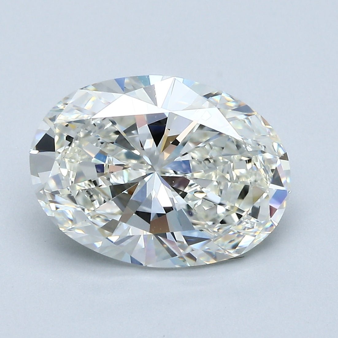 3.5 Carat Oval - Natural Diamond - 3.63 - J - VS1 - VG - EX - VG - Diamonds By Rothschild