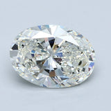 3.5 Carat Oval - Natural Diamond - 3.63 - J - VS1 - VG - EX - VG - Diamonds By Rothschild
