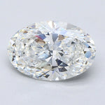 3.5 Carat OVAL - Natural Diamond - G - SI1 - 3.5 - EX - EX - EX - Diamonds By Rothschild