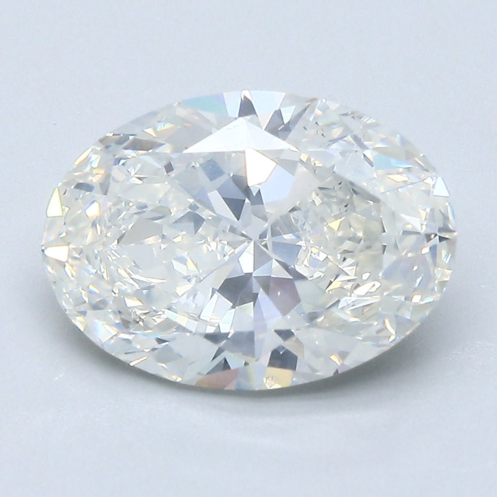 3.5 Carat OVAL - Natural Diamond - I - SI2 - 3.51 - VG - EX - EX - Diamonds By Rothschild