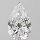 3.5 Carat Pear - Natural Diamond - 3.5 - F - SI1 - VG - EX - VG - Diamonds By Rothschild