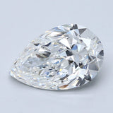 3.5 Carat Pear - Natural Diamond - 3.5 - F - SI2 - VG - EX - EX - Diamonds By Rothschild