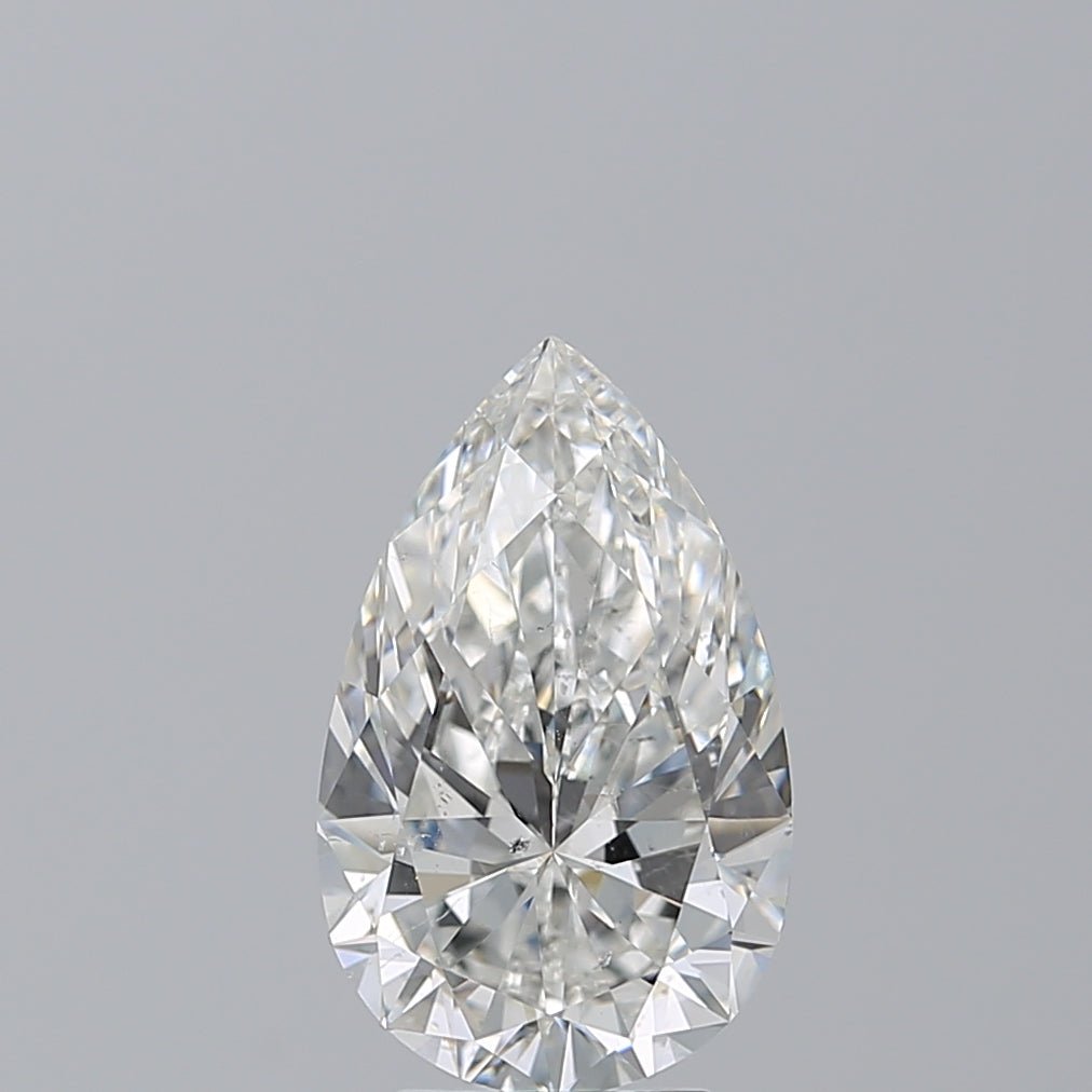 3.5 Carat Pear - Natural Diamond - 3.51 - G - SI2 - VG - EX - EX - Diamonds By Rothschild