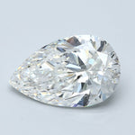 3.5 Carat Pear - Natural Diamond - 3.51 - G - SI2 - VG - EX - EX - Diamonds By Rothschild