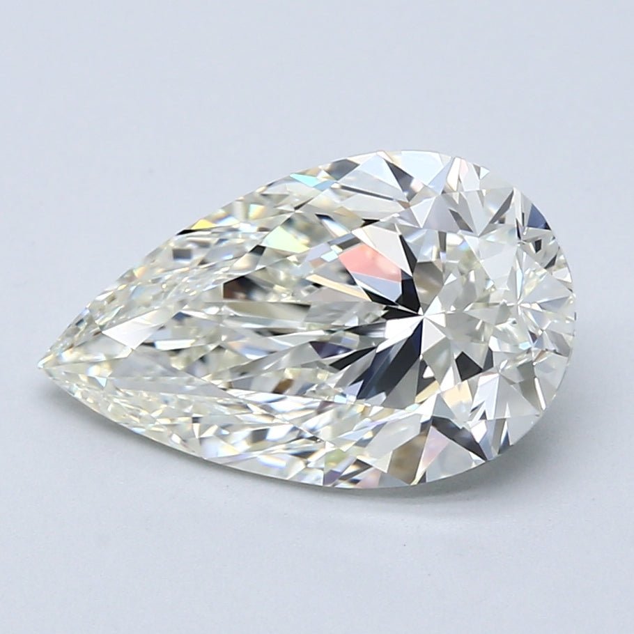3.5 Carat Pear - Natural Diamond - 3.51 - J - VS1 - EX - EX - EX - Diamonds By Rothschild