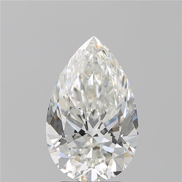 3.5 Carat Pear - Natural Diamond - 3.7 - H - VS2 - VG - EX - EX - Diamonds By Rothschild