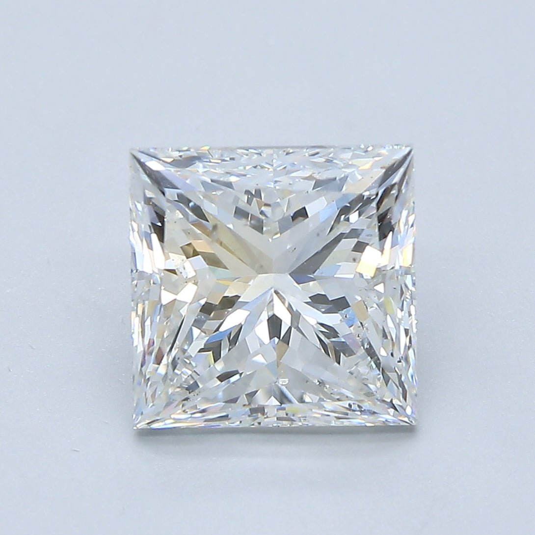 3.5 Carat Princess - Natural Diamond - 3.5 - G - SI2 - EX - EX - Diamonds By Rothschild