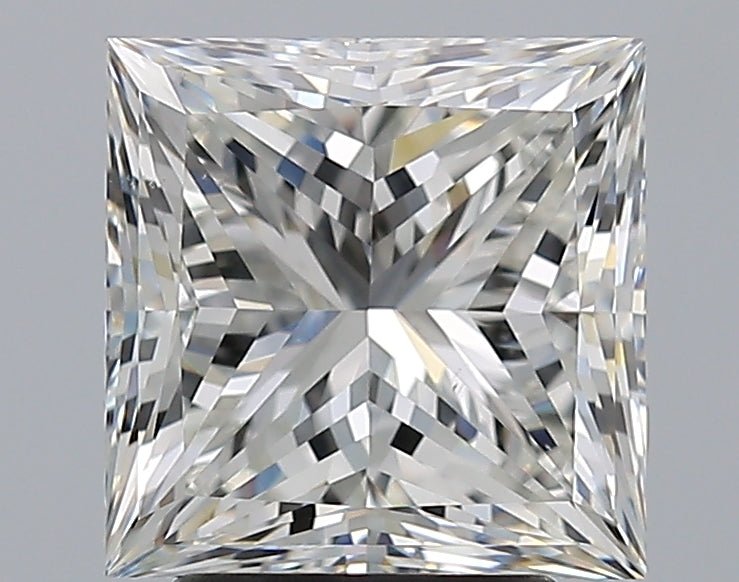 3.5 Carat Princess - Natural Diamond - 3.51 - H - VS2 - VG - EX - EX - Diamonds By Rothschild