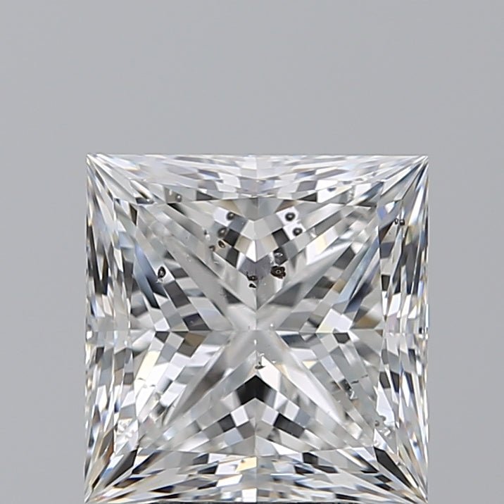 3.5 Carat Princess - Natural Diamond - 3.72 - F - SI2 - VG - EX - EX - Diamonds By Rothschild